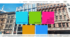 Desktop Screenshot of gallerymysak.cz